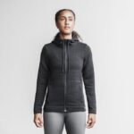 ノブル レディース キルティング ジップアップ ジャケット ブラック