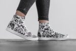 ノブル レディース ハイトップ キャンバス トレーナー バタフライ - 画像 (2)