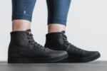ノブル レディース ハイトップ キャンバス トレーナー ブラック - 画像 (2)