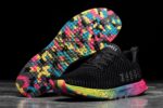 ノブル レディース メッシュ ランナー ブラック ネオン グリッチ - 画像 (4)