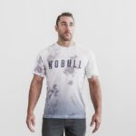 ノブルメンズTシャツ（ディップダイ）ホワイト＆クラウド
