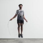ノブルメンズTシャツ（ディップダイ）ホワイト＆ブラック