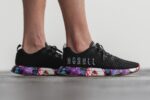 ノブルレディースメッシュランナーブラックスペースフローラル - 画像 (6)