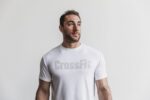 ノーブル メンズ クロスフィット Tシャツ ホワイト - 画像 (2)