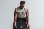 ノーブル メンズ ノースリーブ Tシャツ (クラシックカラー) オートミール