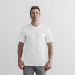 ノーブル メンズ ヘビーウェイト ポケット Tシャツ ホワイト