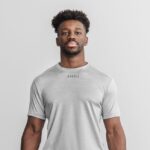 ノーブル メンズ ライトウェイト テクスチャード Tシャツ (迷彩) フロスト