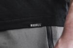 ノーブル メンズ ライトウェイト ノースリーブ Tシャツ ブラック - 画像 (3)