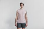 ノーブル メンズ ライトウェイト ノースリーブ Tシャツ ダスティ