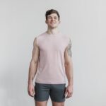 ノーブル メンズ ライトウェイト ノースリーブ Tシャツ ダスティ