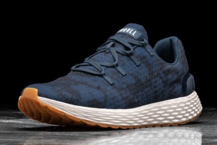 ノーブル メンズ リップストップ ランナー ネイビー タイダイ