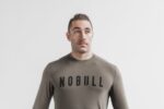 ノーブル メンズ ロングスリーブ Tシャツ ダーク フォールン ロック - 画像 (3)