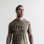 ノーブル メンズ Tシャツ (カモ) アーミー