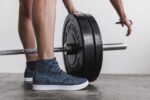 ノーブル レディース ハイトップ キャンバス トレーナー ネイビー - 画像 (2)