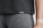 ノーブル レディース ヘビーウェイト ノースリーブ Tシャツ ブラック - 画像 (2)
