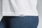 ノーブル レディース ライトウェイト ノースリーブ Tシャツ ホワイト - 画像 (3)