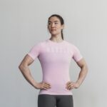 ノーブル レディース Tシャツ ピンク