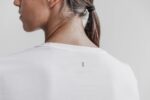 ノーブルレディース長袖Tシャツホワイト - 画像 (2)