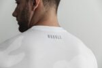 Nobull メンズ クロスフィット ノースリーブ Tシャツ (迷彩) ホワイト - 画像 (2)