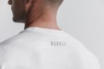 Nobull メンズ クロスフィット ロングスリーブ Tシャツ (迷彩) ホワイト - 画像 (2)