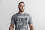 Nobull メンズ クロスフィット Tシャツ (迷彩) グレー - 画像 (3)