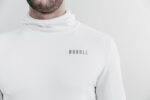 Nobull メンズ パフォーマンス プルオーバー パーカー ホワイト - 画像 (2)