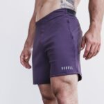 Nobull メンズ ライトウェイト ショート 7インチ ダークパープル