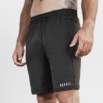 Nobull メンズ ライトウェイト ニット ショート 9" ブラック ヘザー
