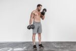 Nobull メンズ ライトウェイト ニット ショートパンツ 9" グレー