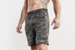 Nobull メンズ ライトウェイト ニット ショートパンツ 9" (迷彩) ダーク