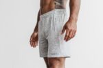 Nobull メンズ ライトウェイト ニット ショートパンツ 7インチ ホワイト