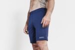 Nobull メンズ ライトウェイト ニット ショートパンツ 9インチ ネイビー - 画像 (3)