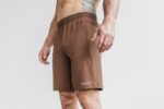 Nobull メンズ ライトウェイト ニット ショートパンツ 9インチ ブラウン