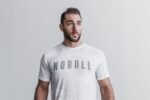 Nobull メンズ Tシャツ (カモ) ホワイト - 画像 (3)
