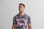Nobull メンズ Tシャツ（タイダイ） ピンク＆ブラック - 画像 (2)