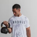 Nobull メンズ Tシャツ（タイダイ） ホワイト＆クラウド