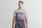 Nobull メンズ Tシャツ（ディップダイ）藤