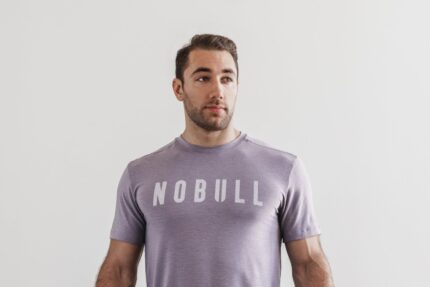 Nobull メンズ Tシャツ（季節カラー） ラベンダー