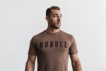Nobull メンズ Tシャツ（定番カラー） ブラウン - 画像 (3)
