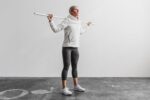 Nobull レディース キャンバス トレーナー ホワイト カモ - 画像 (5)