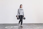 Nobull レディース クロスフィット クルー スウェットシャツ グレー - 画像 (3)