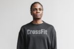 Nobull レディース クロスフィット クルー スウェットシャツ ブラック