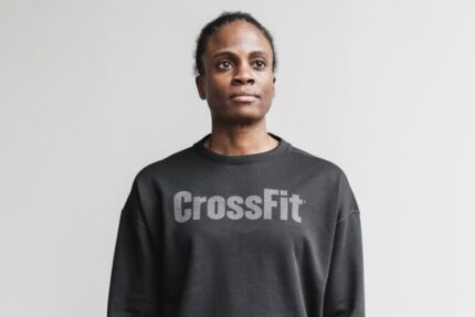 Nobull レディース クロスフィット クルー スウェットシャツ ブラック