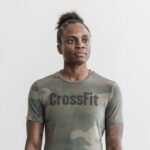 Nobull レディース クロスフィット ティー (迷彩) アーミー