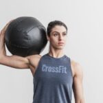 Nobull レディース クロスフィット ハイネックタンク ネイビー