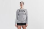 Nobull レディース クロスフィット ロングスリーブ Tシャツ グレー