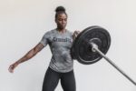 Nobull レディース クロスフィット Tシャツ (カモ) グレー