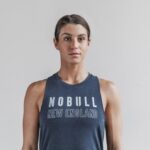 Nobull レディース ハイネックタンクトップ (ニューイングランド) ネイビー