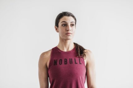 Nobull レディース ハイネックタンクトップ（クラシックカラー） ワイン