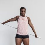 Nobull レディース ハイネックタンクトップ（桜） ダスティ